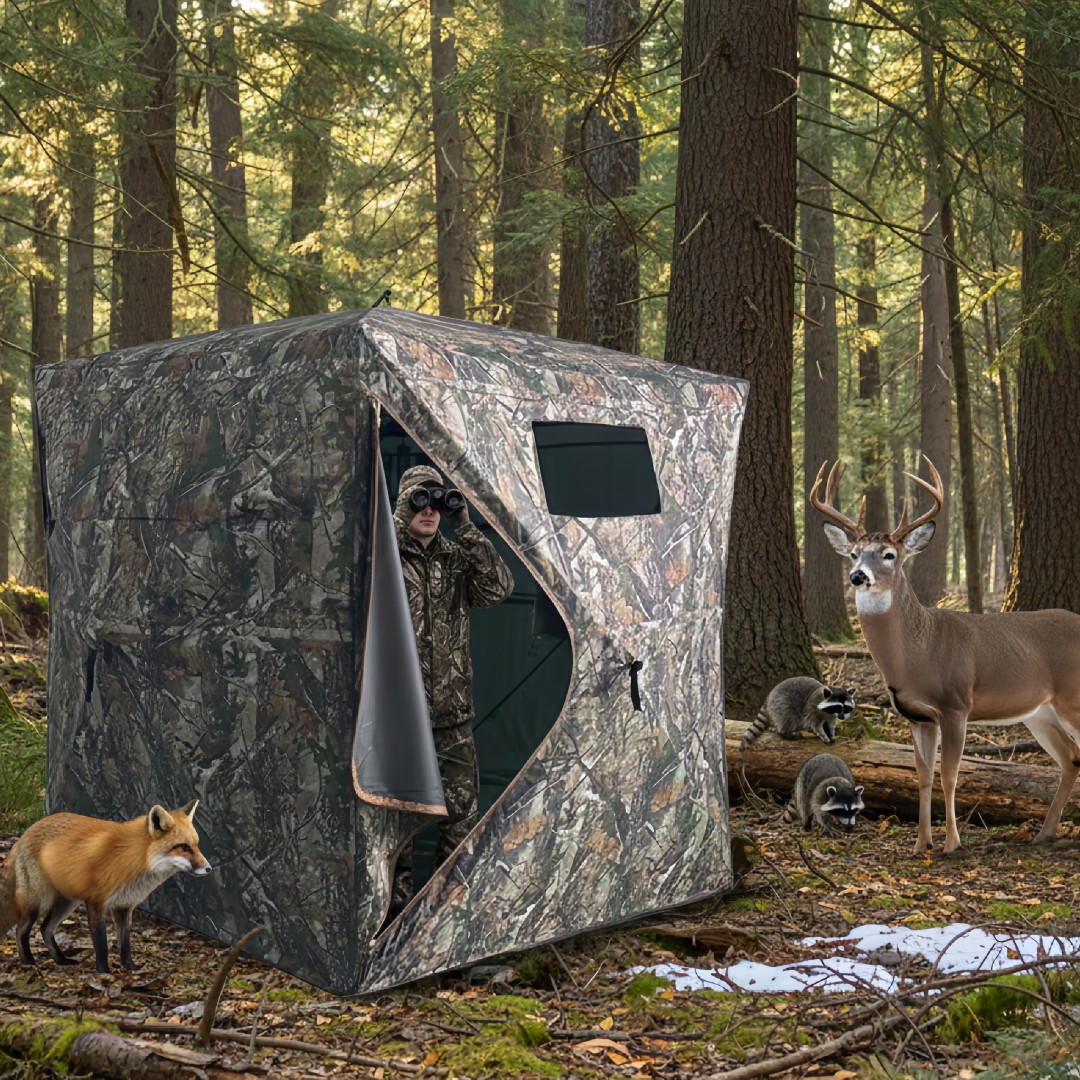 Hunting & Outdoor Supplies - خيمة صيد مموهة سهلة التركيب، مأوى