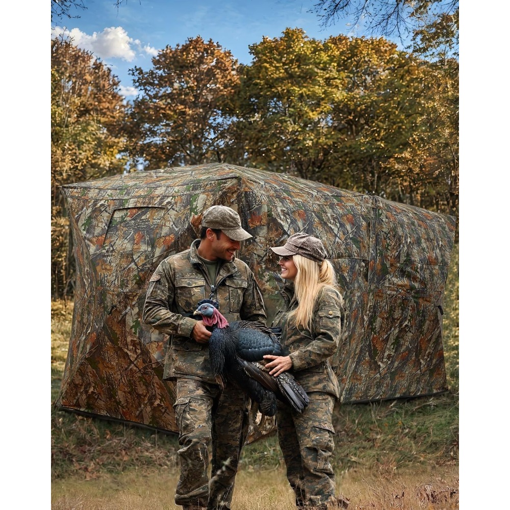 خيمة صيد قابلة للطي بزاوية رؤي - مراجعة Hunting & Outdoor Supplies وسعره