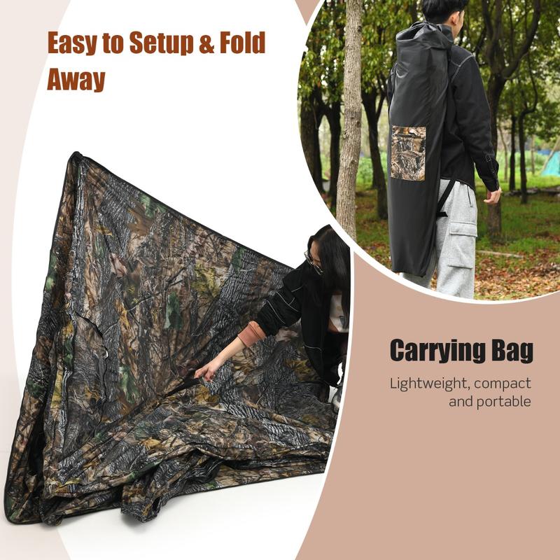 خيمة صيد محمولة مع أوتاد أرضية - مراجعة Hunting & Outdoor Supplies وسعره