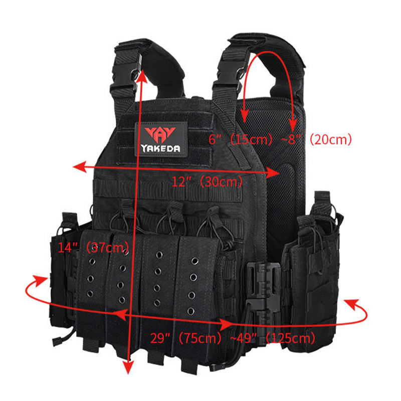 YKEDA 1000D النايلون لوحة النا - مراجعة Outdoor Hunting Vest وسعره