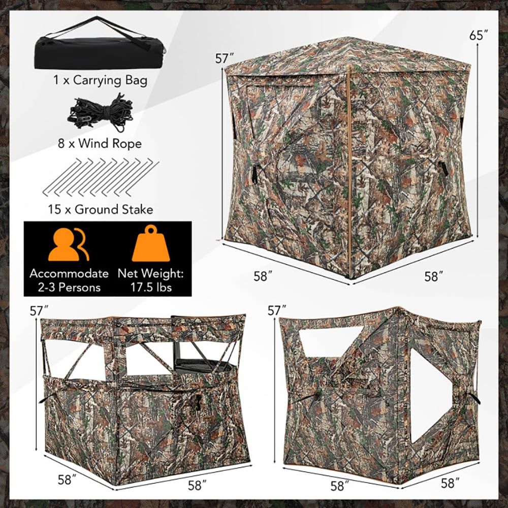 خيمة صيد قابلة للفصل 5 في 1، ت - مراجعة Hunting & Outdoor Supplies وسعره