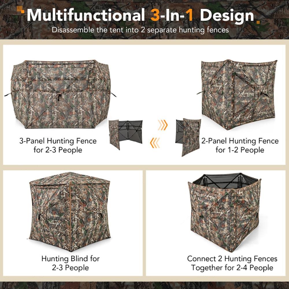 خيمة صيد قابلة للفصل 5 في 1، ت - مراجعة Hunting & Outdoor Supplies وسعره