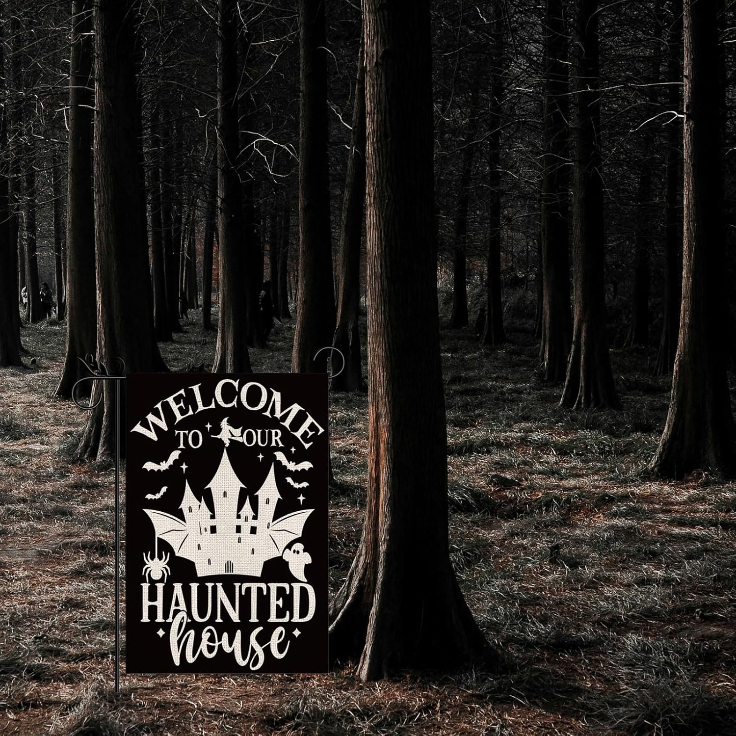 علم حديقة الهالوين المضحك بعبا - مراجعة Outdoor Hunting House وسعره