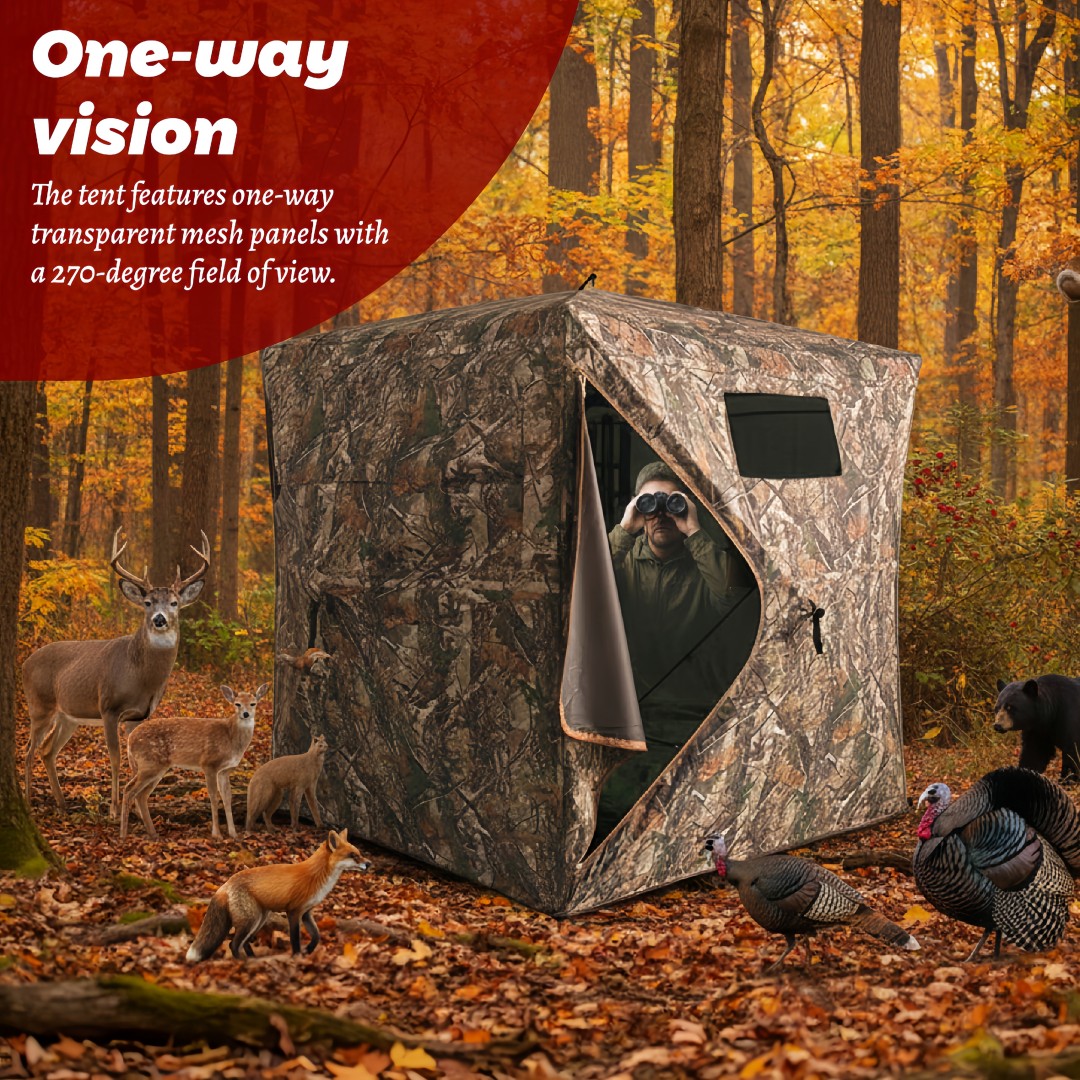 خيمة صيد مموهة سهلة التركيب، م - مراجعة Hunting & Outdoor Supplies وسعره
