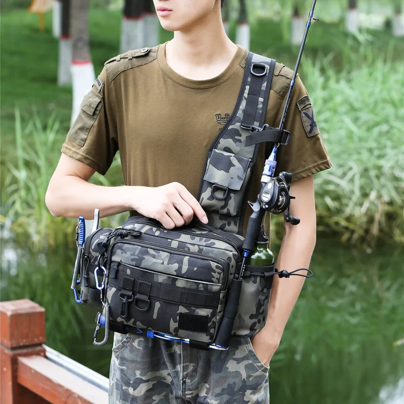 حقيبة خصر متعددة الوظائف بسعة  - مراجعة Hunting Fishing Outdoor وسعره