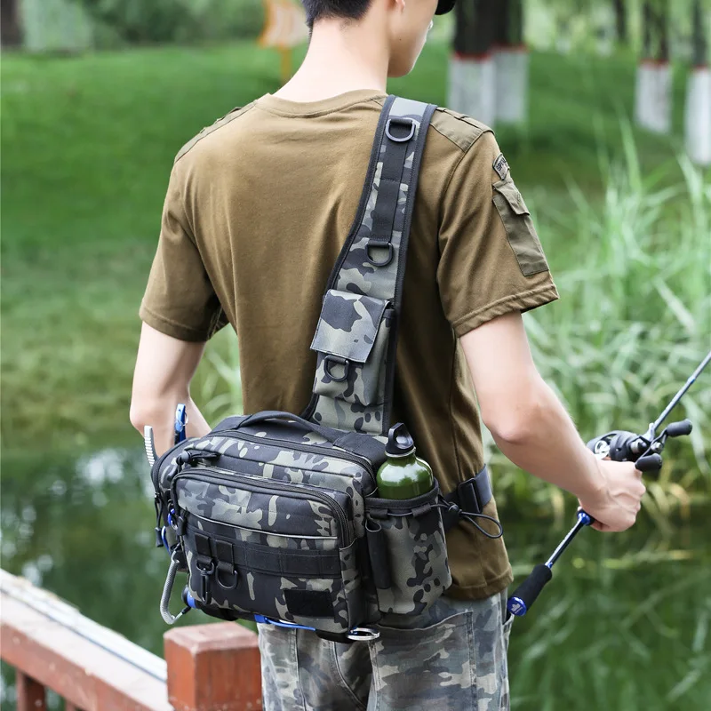 حقيبة خصر متعددة الوظائف بسعة  - مراجعة Hunting Fishing Outdoor وسعره