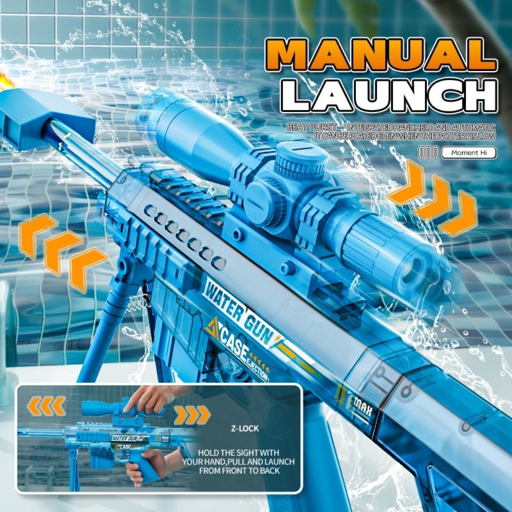 مسدس ماء كهربائي أوتوماتيكي لل - مراجعة Outdoor Hunting Toys وسعره